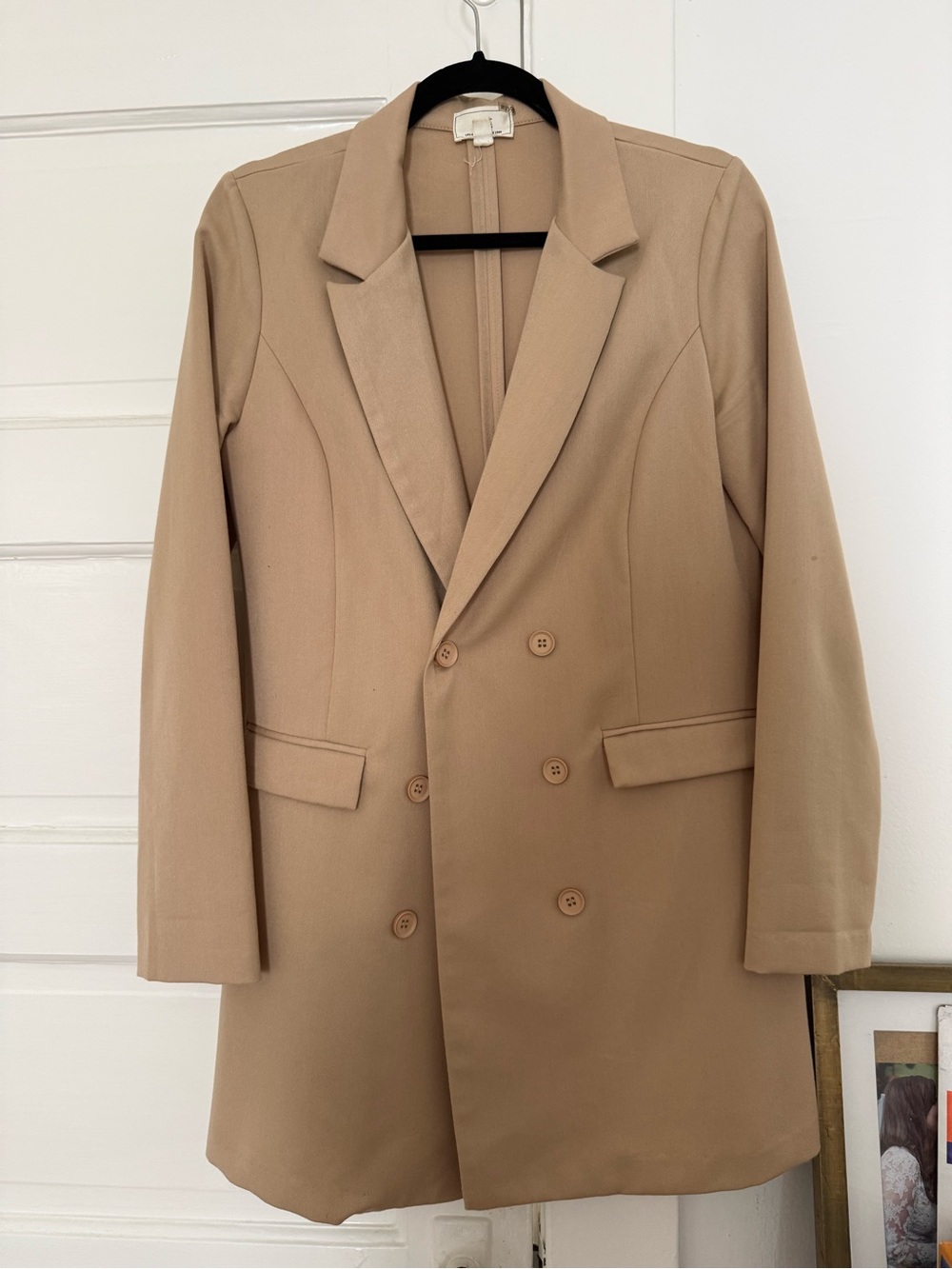 Have women’s Double-Breasted Beige Pea Coat